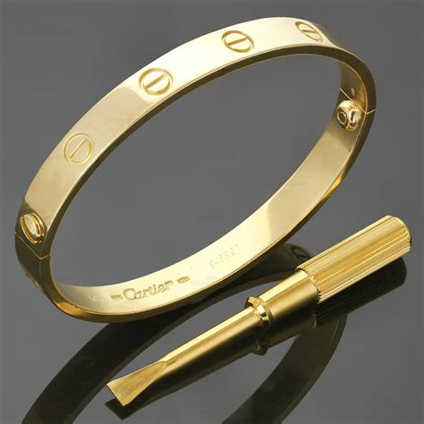 cartier screw bracelet|cartier bracelet with screwdriver.